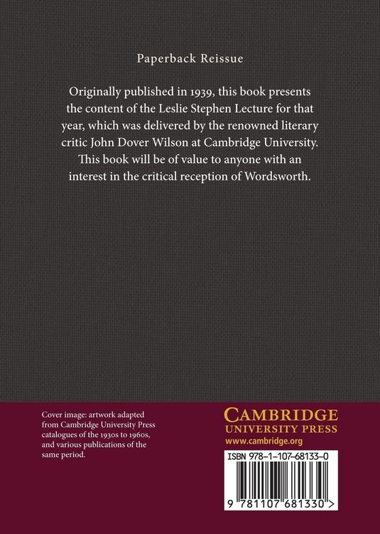 Produktbild: Leslie Stephen and Matthew Arnold as Critics of Wordsworth