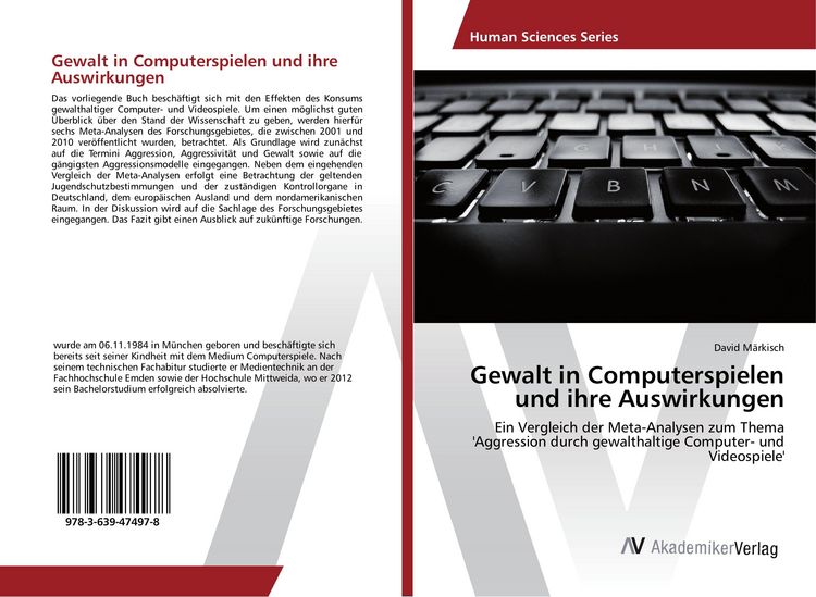 Produktbild: Gewalt in Computerspielen und ihre Auswirkungen