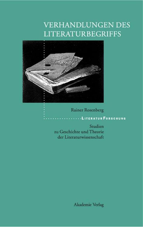 Produktbild: Verhandlungen des Literaturbegriffs