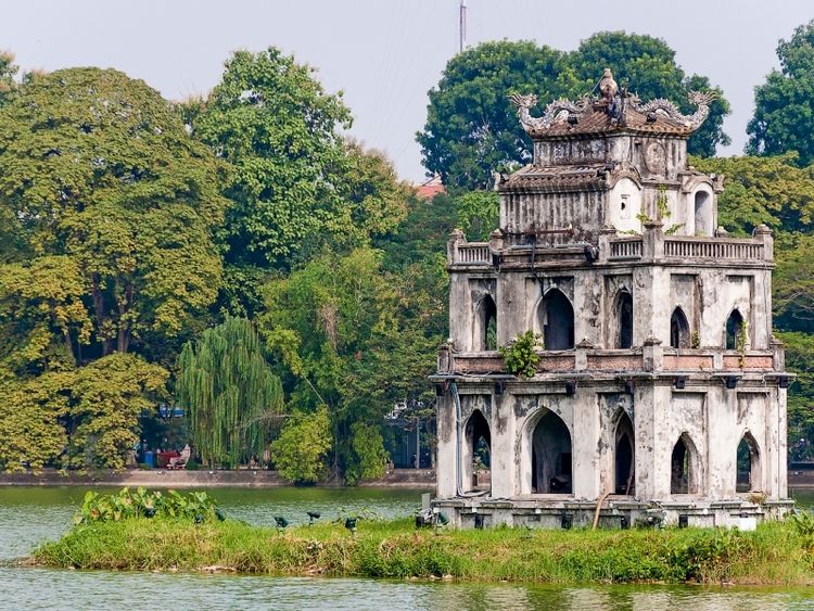 Produktbild: Gehmeinisvoller Schildkr&ouml;ten-Pavillon in Hanoi (Puzzle)