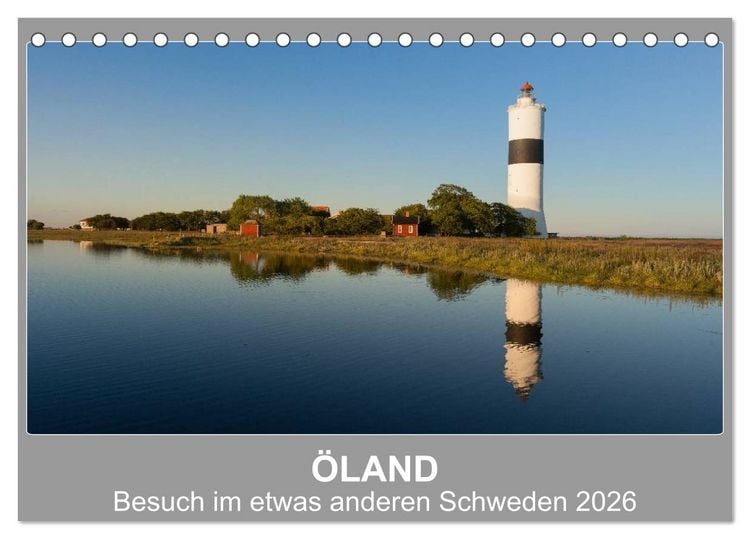 Produktbild: &Ouml;LAND - Besuch im etwas anderen Schweden 2026 (Tischkalender 2026 DIN A5 quer), CALVENDO Monatskalender