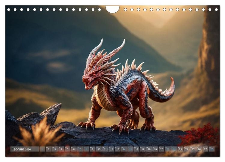 Produktbild: Tier K&ouml;nigreich (Wandkalender 2026 DIN A4 quer), CALVENDO Monatskalender