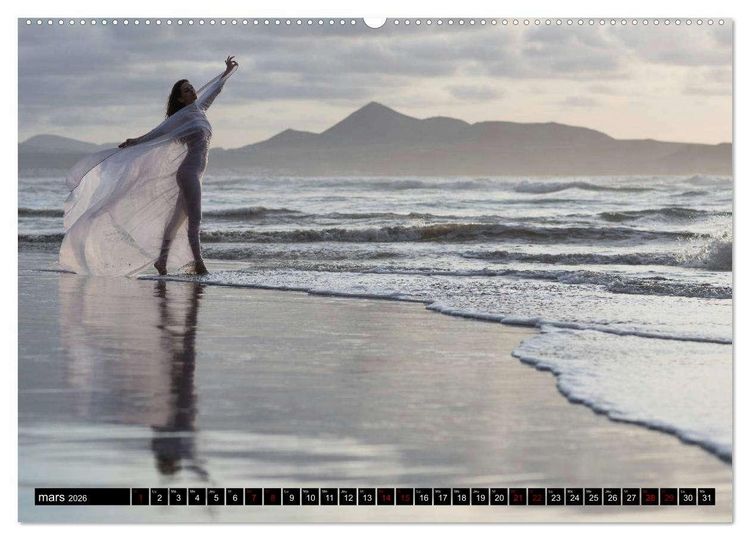 Produktbild: Lanzarote et le nu (Calendrier mural 2026 DIN A2 vertical) calendrier de bureau