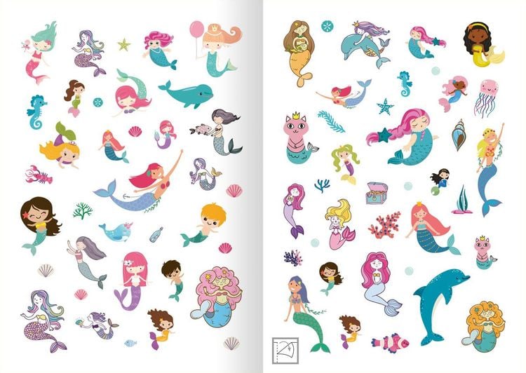 Produktbild: Glitzerspa&szlig; &ndash; Meerjungfrauen-Sticker