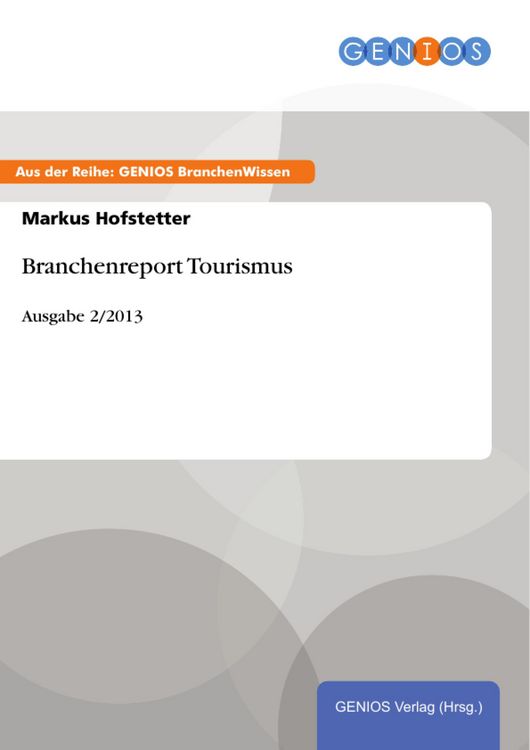 Produktbild: Branchenreport Tourismus
