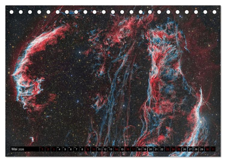 Produktbild: Deepsky 2026 (Tischkalender 2026 DIN A5 quer), CALVENDO Monatskalender