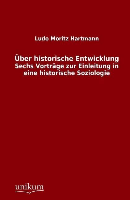 Produktbild: Hartmann, L: &Uuml;ber historische Entwicklung