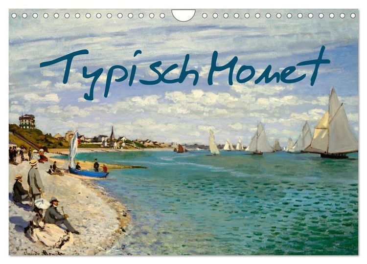 Produktbild: Typisch Monet (Wandkalender 2026 DIN A4 quer), CALVENDO Monatskalender