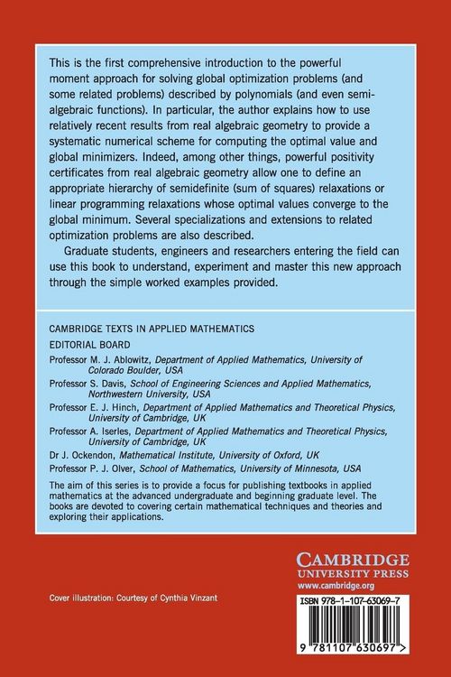 Produktbild: An Introduction to Polynomial and Semi-Algebraic Optimization