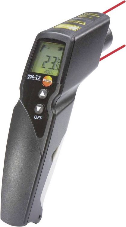 Produktbild: Testo 830-T2 Infrarot-Thermometer Optik 12:1 -30 - +400&deg;C Kontaktmessung