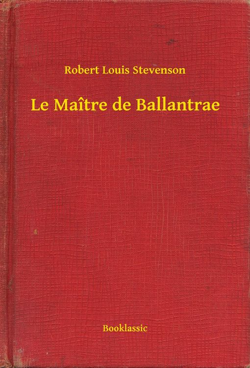 Produktbild: Le Ma&icirc;tre de Ballantrae
