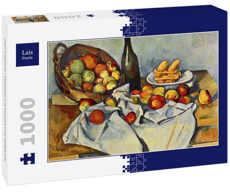 Lais Puzzle 'Stilleben Mit Äpfeln' Von Paul Cézanne – 1000 Teile, Hochwertig Gestanzt, Kunst-Motiv