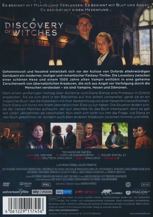 Produktbild: A Discovery of Witches - Staffel 1 [2 DVDs]