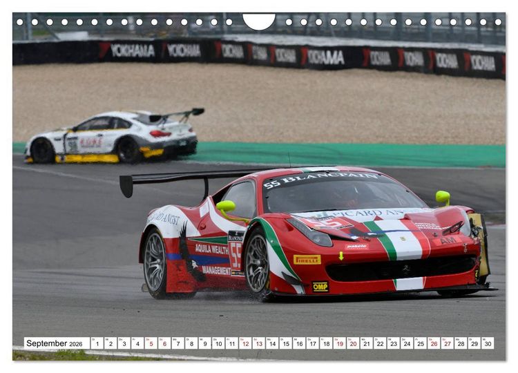 Produktbild: Faszination GT3 RACING (Wandkalender 2026 DIN A4 quer), CALVENDO Monatskalender