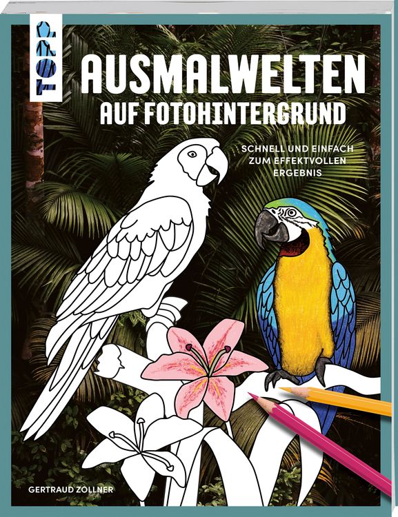 Produktbild: Ausmalwelten auf Fotohintergrund