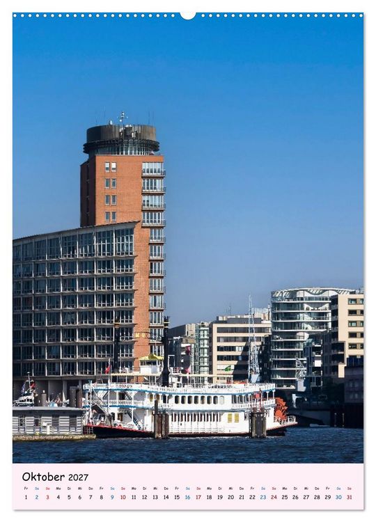 Produktbild: Hamburg &ndash; Wo eine Weltstadt auf Wasser trifft (hochwertiger Premium Wandkalender 2027 DIN A2 hoch), Kunstdruck in Hochglanz