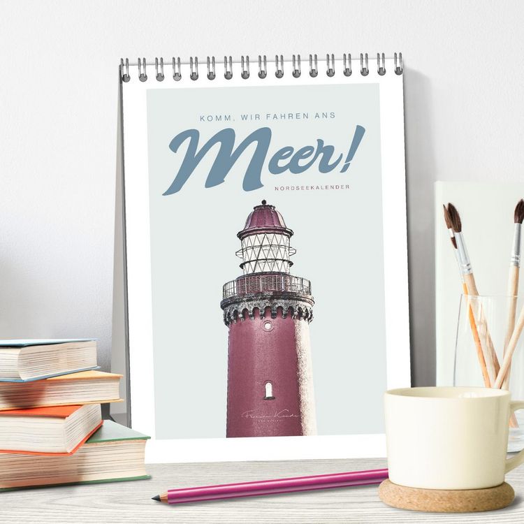 Produktbild: Komm, wir fahren ans Meer! (Tischkalender 2026 DIN A5 hoch), CALVENDO Monatskalender