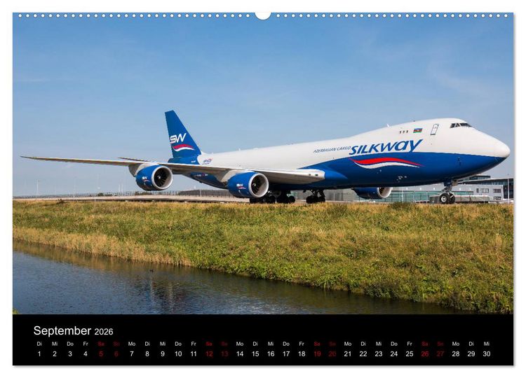 Produktbild: Leidenschaft Flugzeuge (hochwertiger Premium Wandkalender 2026 DIN A2 quer), Kunstdruck in Hochglanz