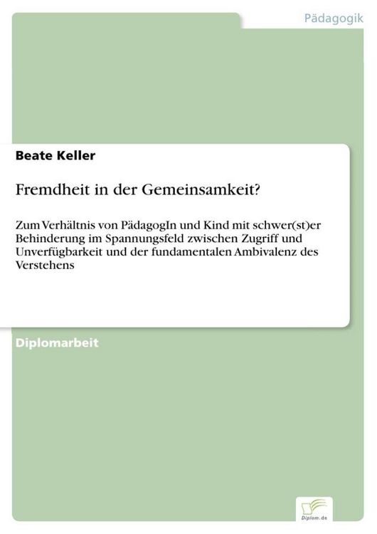 Produktbild: Fremdheit in der Gemeinsamkeit?