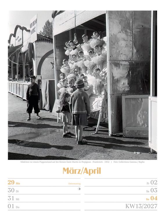 Produktbild: Die gute alte Zeit Wochenplaner Kalender 2027
