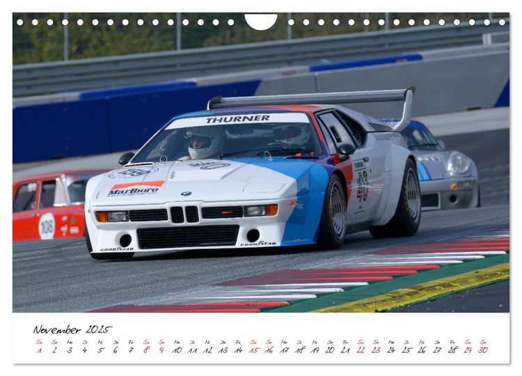 Produktbild: BMW M1 Procar (Wandkalender 2025 DIN A4 quer), CALVENDO Monatskalender