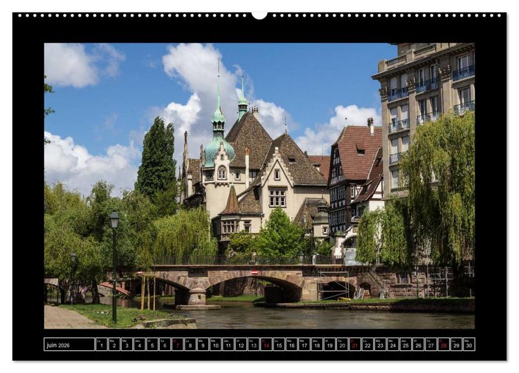 Produktbild: Strasbourg La Petite France (Calendrier mural 2026 DIN A2 vertical) calendrier de bureau