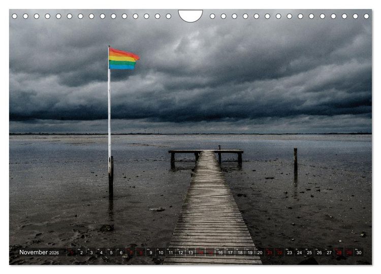 Produktbild: Bis zum Horizont. Der Himmel &uuml;ber Norddeutschland. (Wandkalender 2026 DIN A4 quer), CALVENDO Monatskalender