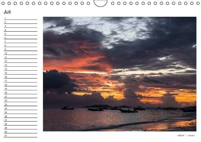 Produktbild: die seychellen - ganz nah am paradies (Wandkalender immerw&auml;hrend DIN A4 quer)