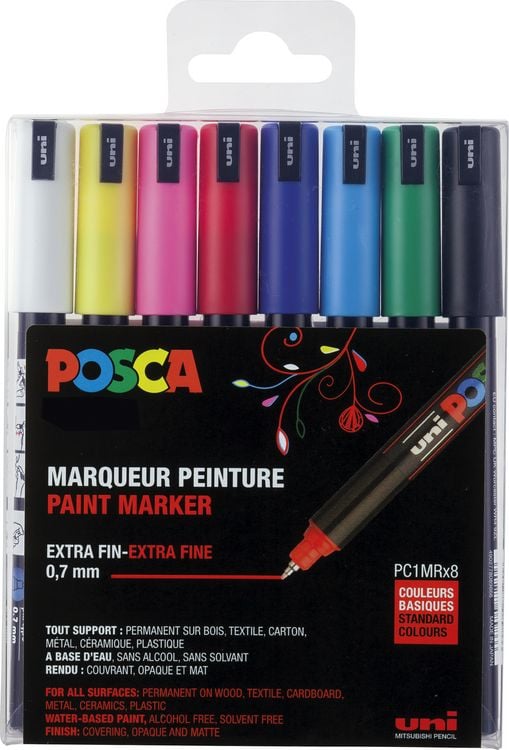 Produktbild: uni-ball Marker uni POSCA PC-1MR 8er Set