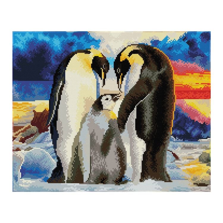 Bild vom Artikel Diamond Dotz - Diamond Painting Pinguin Familie vom Autor 