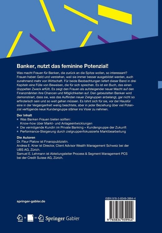 Produktbild: Banker, nutzt das feminine Potenzial!