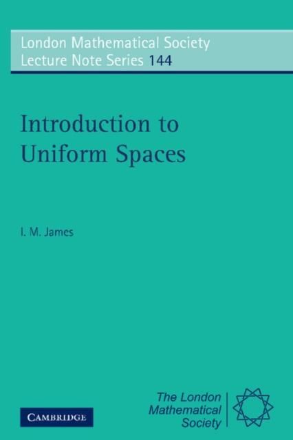 Produktbild: Introduction to Uniform Spaces