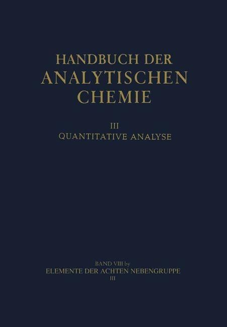 Produktbild: Elemente der achten Nebengruppe