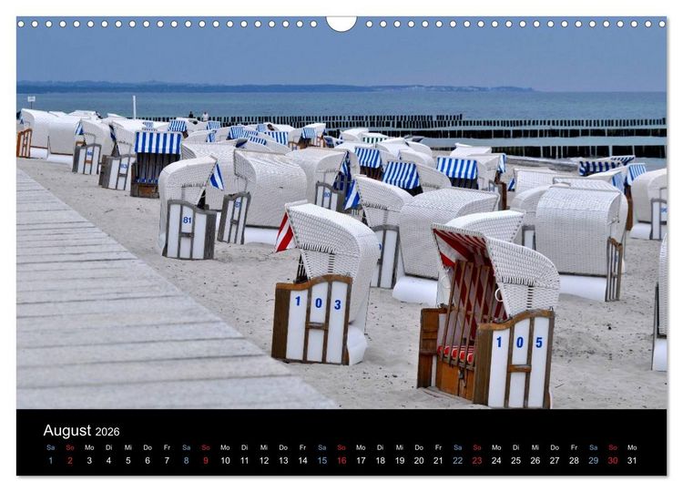 Produktbild: Warnem&uuml;nde - Maritime Landschaften (Wandkalender 2026 DIN A3 quer), CALVENDO Monatskalender