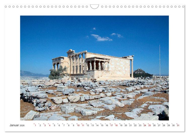 Produktbild: Griechischer Charme (Wandkalender 2026 DIN A3 quer), CALVENDO Monatskalender