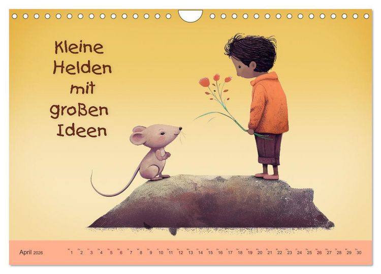 Produktbild: Friedensboten - Stimmen der Hoffnung (Wandkalender 2026 DIN A4 quer), CALVENDO Monatskalender