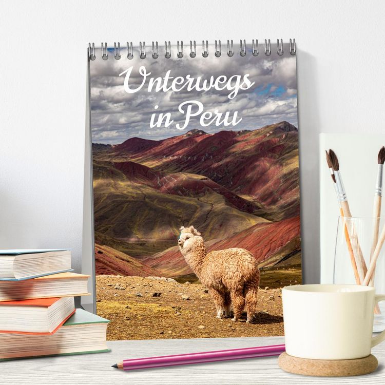 Produktbild: Unterwegs in Peru (Tischkalender 2026 DIN A5 hoch), CALVENDO Monatskalender