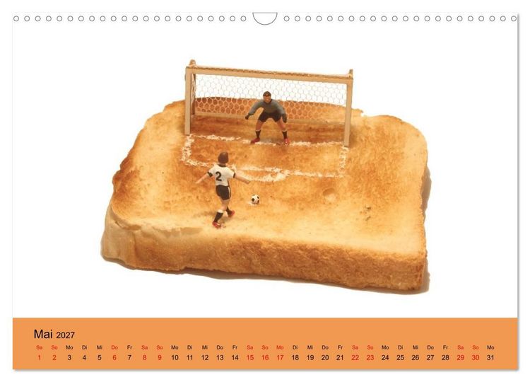 Produktbild: Little Art Food Kunstkalender (Wandkalender 2027 DIN A3 quer), CALVENDO Monatskalender