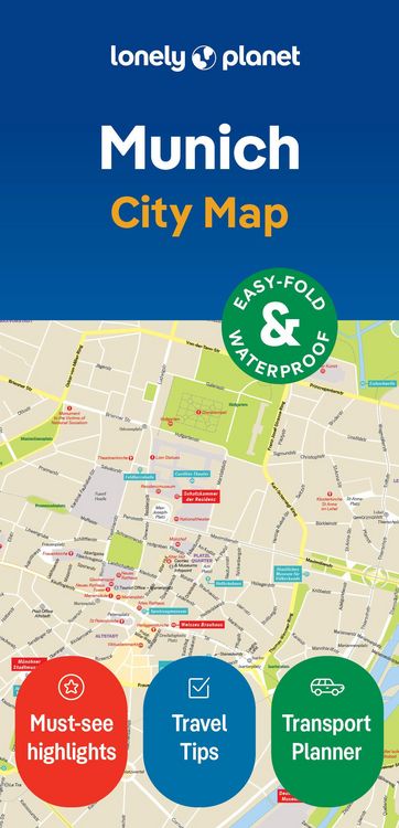 Produktbild: Lonely Planet Munich City Map