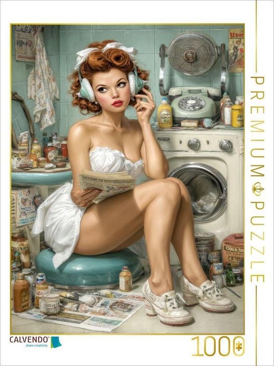 Produktbild: CALVENDO Puzzle Multitasking - kein Problem | 1000 Teile Lege-Gr&ouml;&szlig;e 64x48cm Foto-Puzzle f&uuml;r gl&uuml;ckliche Stunden