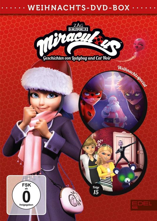 Produktbild: Miraculous Weihnachtsspecial & Folge 15 (Xmas-Box) - Die Original-DVDs zur TV-Serie [2 DVDs]