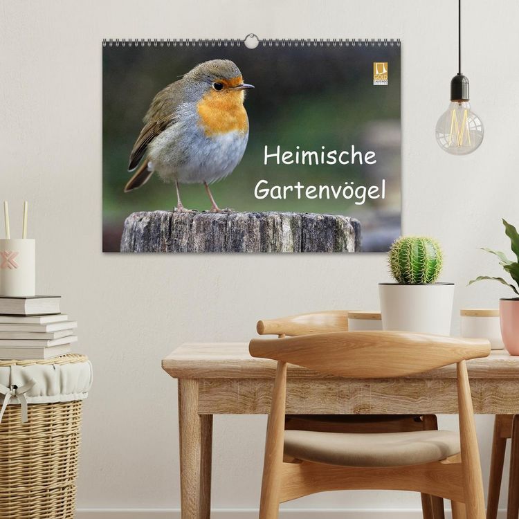 Produktbild: Heimische Gartenv&ouml;gel (Wandkalender 2026 DIN A3 quer), CALVENDO Monatskalender