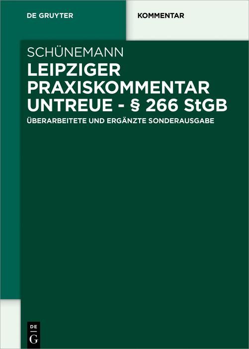 Produktbild: Leipziger Praxiskommentar Untreue - § 266 StGB