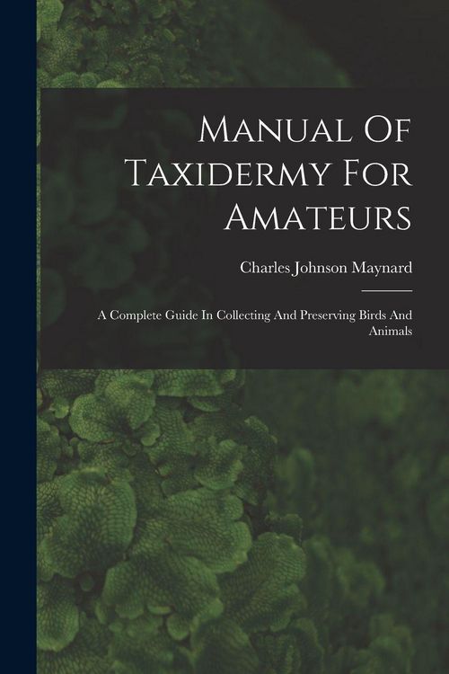 Produktbild: Manual Of Taxidermy For Amateurs: A Complete Guide In Collecting And Preserving Birds And Animals