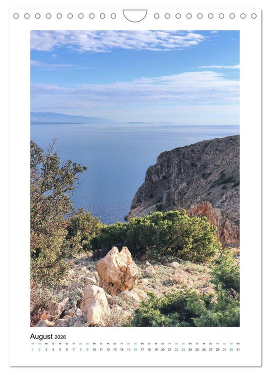 Produktbild: Kroatiens Inselzauber, Cres und Losinj (Wandkalender 2026 DIN A4 hoch), CALVENDO Monatskalender