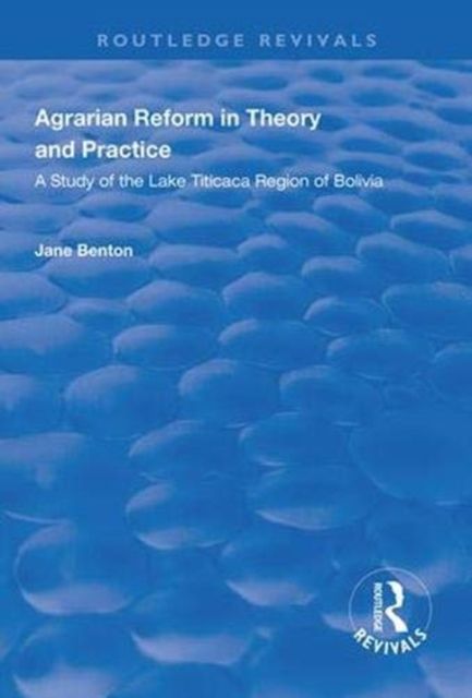 Produktbild: Benton, J: Agrarian Reform in Theory and Practice