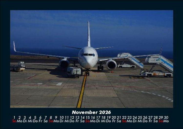 Produktbild: Flugzeuge 2026 Fotokalender DIN A5
