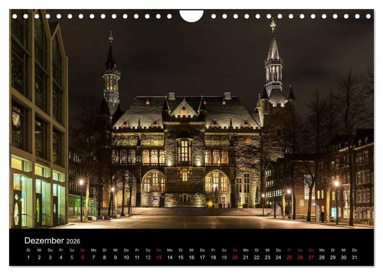 Produktbild: Aachen - ming He&auml;metstadt (Wandkalender 2026 DIN A4 quer), CALVENDO Monatskalender