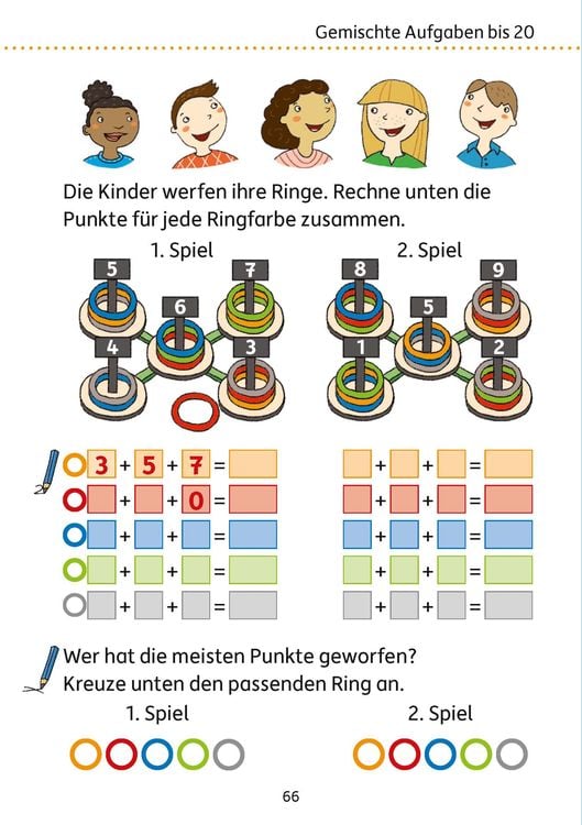 Mein Übungsheft Rechnen lernen 1. Klasse