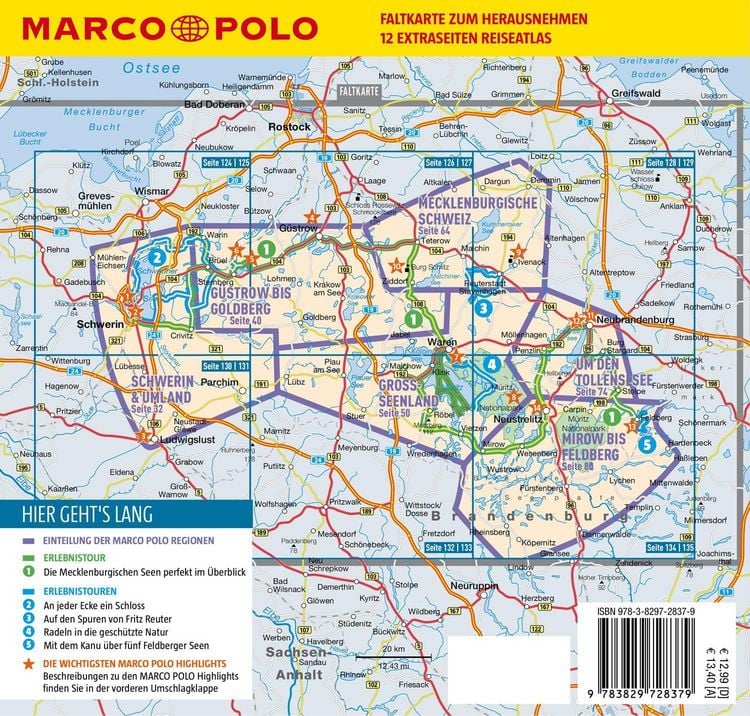 Produktbild: MARCO POLO Reisef&uuml;hrer Mecklenburgische Seenplatte
